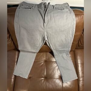Old Navy Light Gray Jeans/Trousers 44x32 EUC
